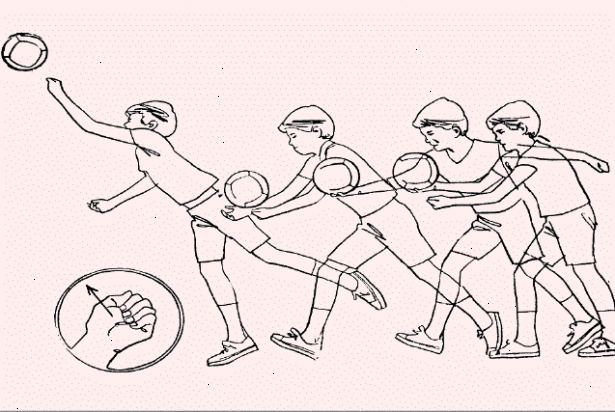 Att utföra ett lömskt volleyboll tjäna. Om du är högerhänt, sätta din vänstra ben framåt och lägga all din vikt på bakre foten.