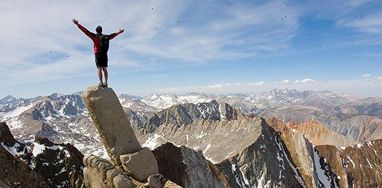 Hur man bestiga ett berg. Bedöm din mentala styrka.