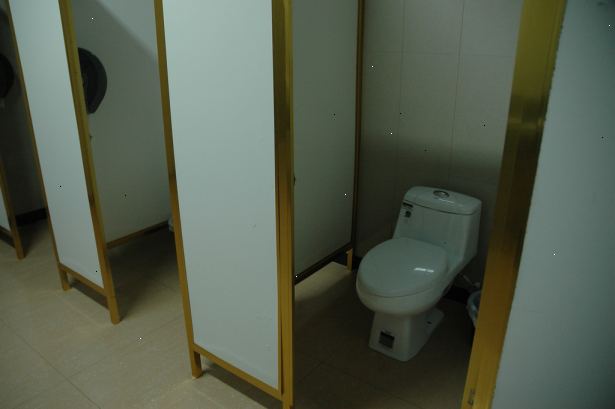 Så för att eliminera en våt toalettsitsen i damernas badrum. Titta alltid och torka av sitsen innan du sitter.
