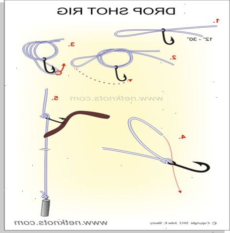 Hur man fiskar en rigg drop shot. Drop-shotting är en finess teknik som kräver ljus linje, så använd en snurrande klädsel buffras upp med 6 - till 10-pound-test linje.